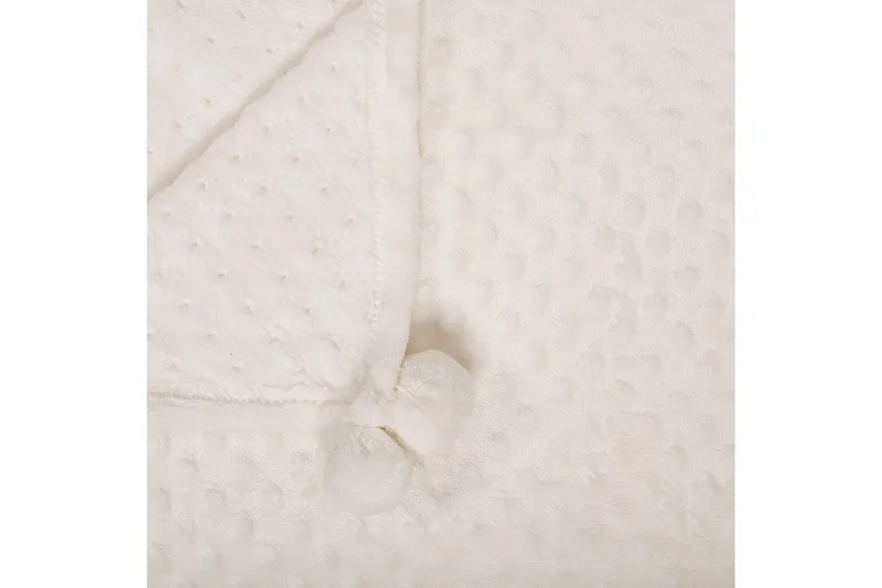 Pläd Samur Vit, 150x200 cm - Vit, 150x200 cm - Textil & mattor - Filt & pläd