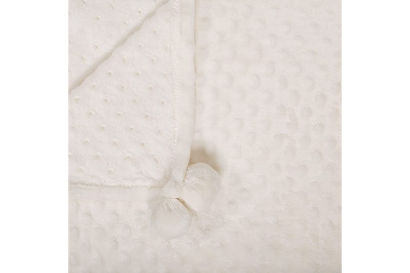 Pläd Samur Vit, 150x200 cm - Vit, 150x200 cm - Textil & mattor - Filt & pläd