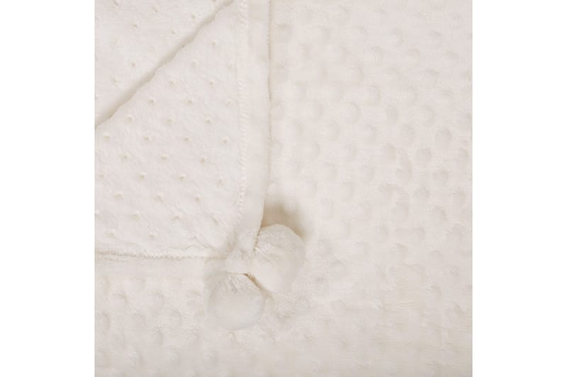 Pläd Samur Vit, 150x200 cm - Vit, 150x200 cm - Textil & mattor - Filt & pläd
