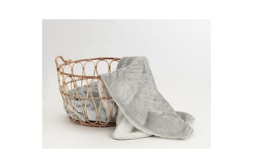 Pläd Sherpa 130 x 170 cm Grå - Grå - Textil & mattor - Filt & pläd