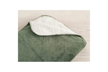Pläd Sherpa 130 x 170 cm - Grön - Textil & mattor - Filt & pläd