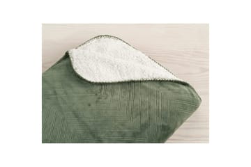 Pläd Sherpa 130 x 170 cm - Grön - Textil & mattor - Filt & pläd