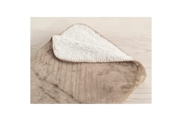 Pläd Sherpa 130 x 170 cm - Linne - Textil & mattor - Filt & pläd