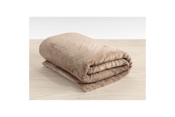 Pläd Sherpa 130 x 170 cm - Linne - Textil & mattor - Filt & pläd