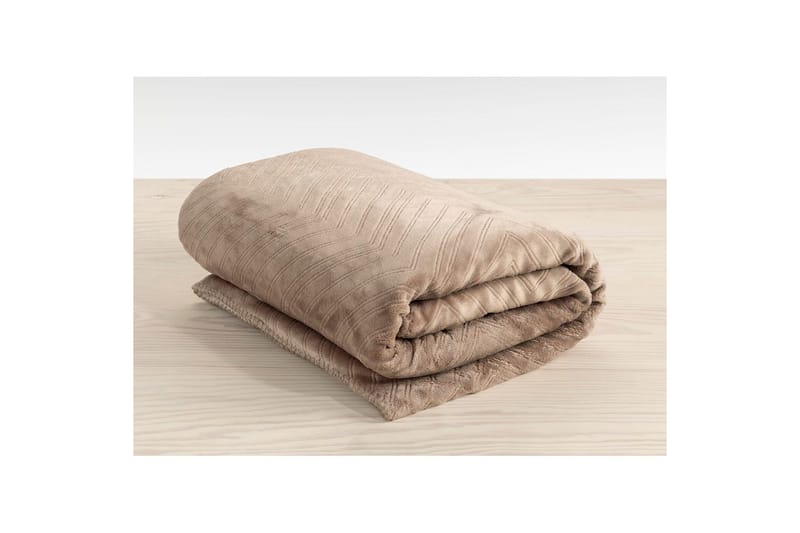 Pläd Sherpa 130 x 170 cm - Linne - Textil & mattor - Filt & pläd
