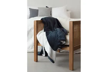 Pläd Sherpa 130 x 170 cm - Marinblå - Textil & mattor - Filt & pläd