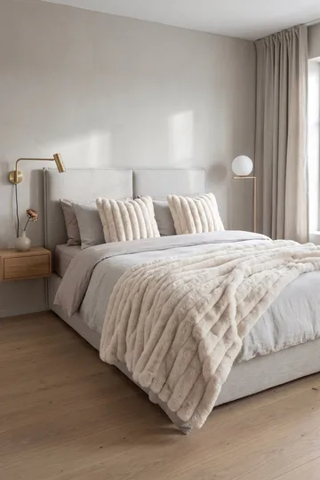 Pläd Soho 150x220 cm - Natur - Textil & mattor - Filt & pläd