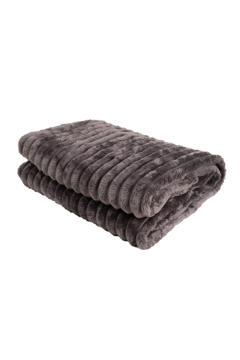 Pläd Stripe 130x170 cm - Grafit - Textil & mattor - Filt & pläd