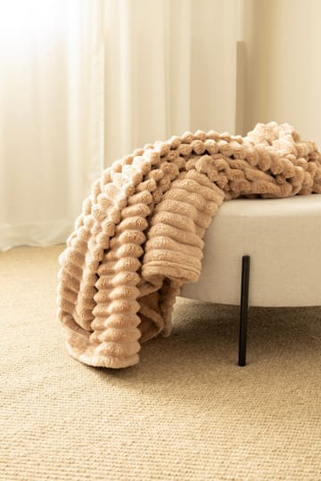Pläd Stripe 130x170 cm - Karamell - Textil & mattor - Filt & pläd