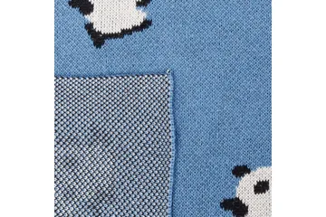 Pläd Talokan Blå/svart/vit - Blå/svart/vit - Textil & mattor - Filt & pläd