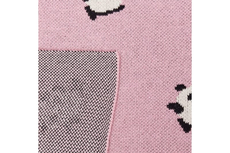 Pläd Talokan Rosa/svart/vit - Rosa/svart/vit - Textil & mattor - Filt & pläd