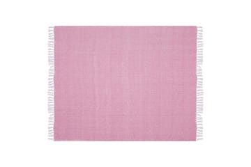 Pläd Tangier Rosa/Vit - Rosa/Vit - Textil & mattor - Filt & pläd