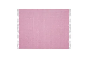 Pläd Tangier Rosa/Vit - Rosa/Vit - Textil & mattor - Filt & pläd