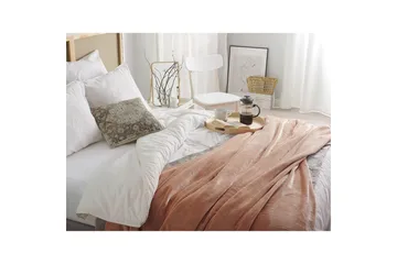 Pläd Terke Brun - Brun - Textil & mattor - Filt & pläd