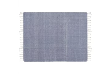Pläd Tilmi Blå/Vit - Blå/Vit - Textil & mattor - Filt & pläd