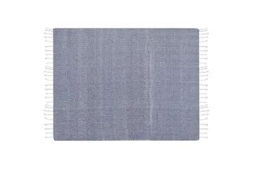 Pläd Tilmi Blå/Vit - Blå/Vit - Textil & mattor - Filt & pläd