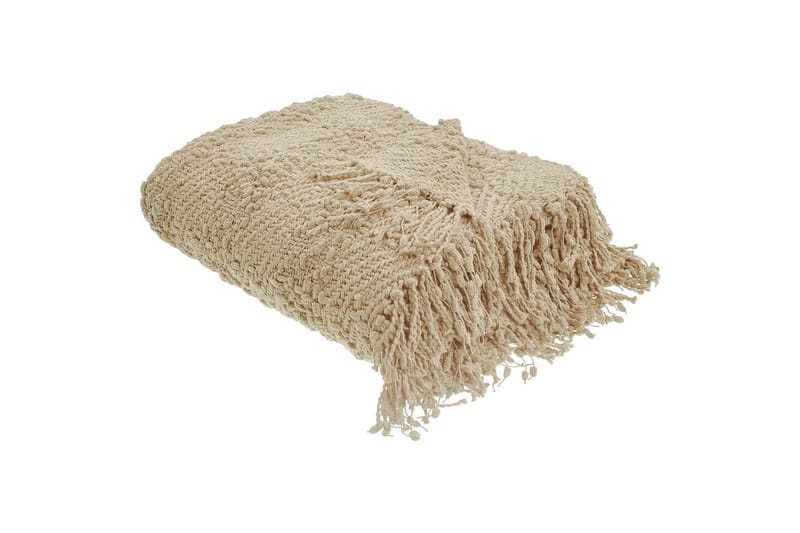 Pläd Vella Beige, 190x230 cm - Beige, 190x230 cm - Textil & mattor - Filt & pläd