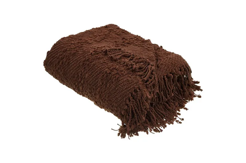 Pläd Vella Brun, 220x240 cm - Brun, 220x240 cm - Textil & mattor - Filt & pläd