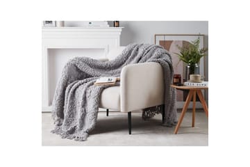 Pläd Vella Grå, 150x200 cm - Grå, 150x200 cm - Textil & mattor - Filt & pläd