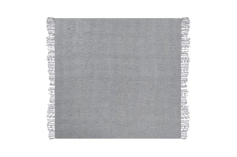 Pläd Vella Grå, 200x220 cm - Grå, 200x220 cm - Textil & mattor - Filt & pläd