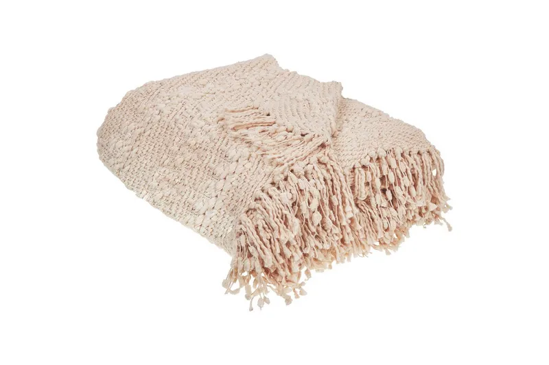 Pläd Vella Rosa, 150x200 cm - Rosa, 150x200 cm - Textil & mattor - Filt & pläd