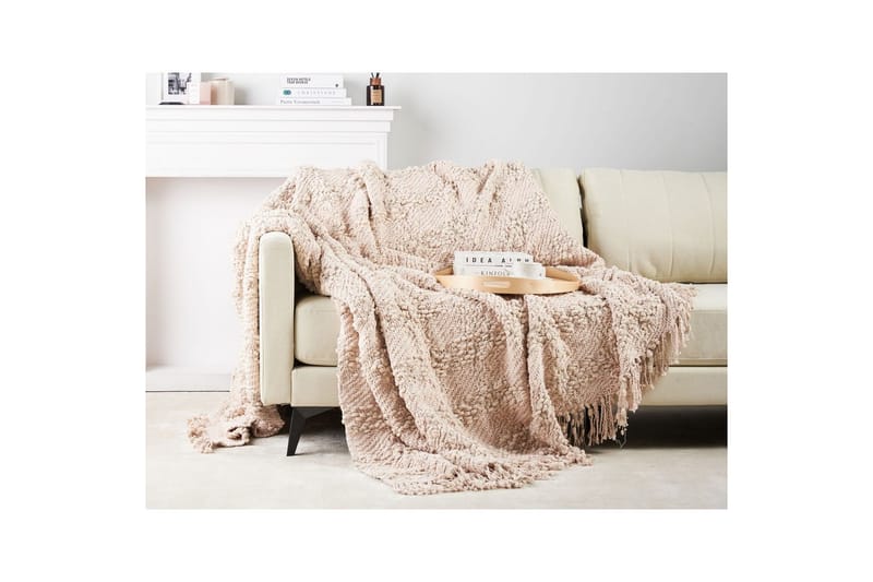 Pläd Vella Rosa, 220x240 cm - Rosa, 220x240 cm - Textil & mattor - Filt & pläd