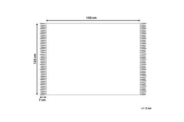 Pläd Yarsa Beige - Beige - Textil & mattor - Filt & pläd