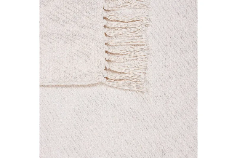 Pläd Yarsa Beige - Beige - Textil & mattor - Filt & pläd