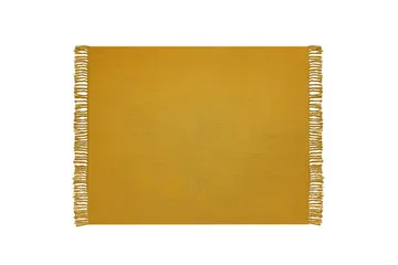 Pläd Yarsa Gul - Gul - Textil & mattor - Filt & pläd