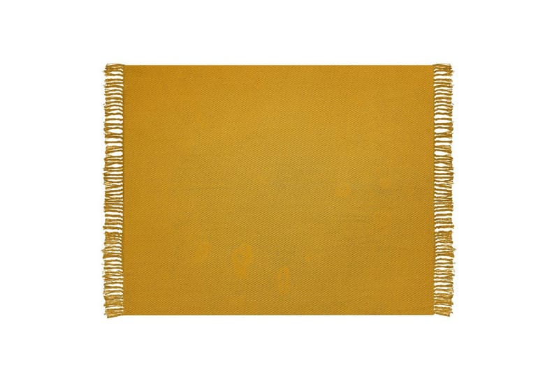 Pläd Yarsa Gul - Gul - Textil & mattor - Filt & pläd