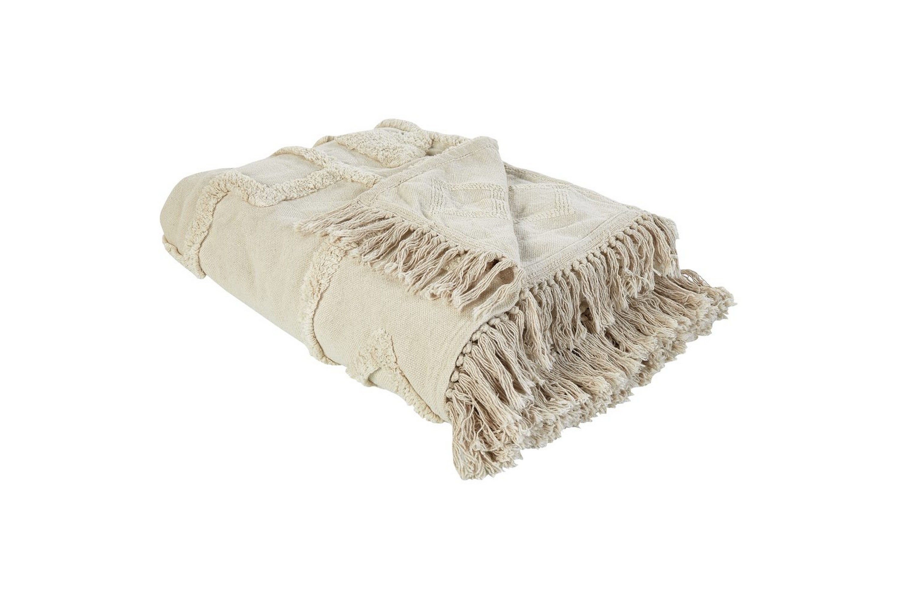 Pläd Chack Beige,200x220 cm Beige,200x220 cm