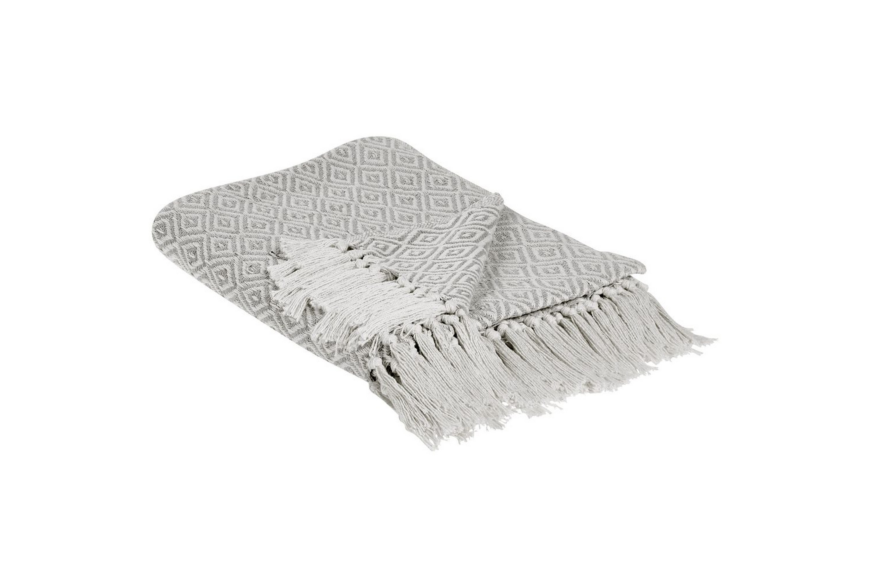 Pläd Mityal Beige/gråBeige/grå