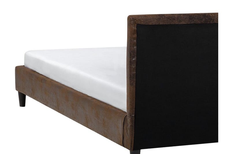 Sängöverdrag Galetka 160x200 cm Konstläder - Brun - Sängkläder