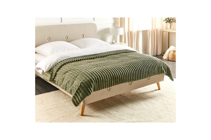 Sängöverkast Rakya Grön, 200x220 cm - Grön, 200x220 cm - Textil & mattor - Filt & pläd