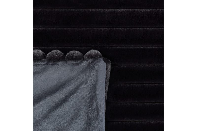 Sängöverkast Rakya Svart, 200x220 cm - Svart, 200x220 cm - Textil & mattor - Filt & pläd