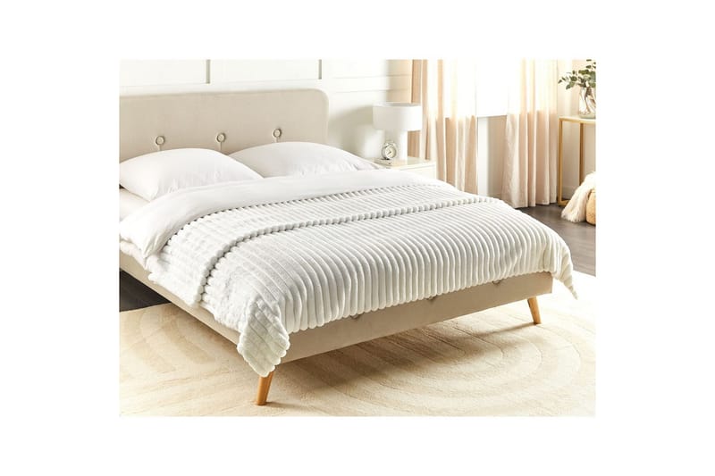 Sängöverkast Rakya Vit, 200x220 cm - Vit, 200x220 cm - Textil & mattor - Filt & pläd