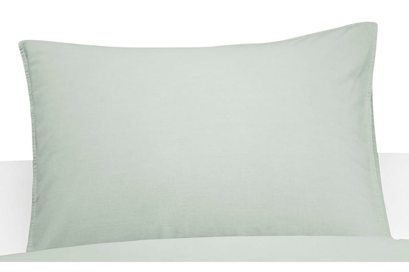 Örngott Tvättad Linnelook 50x60 cm Grön - Borganäs - Örngott - Sängkläder