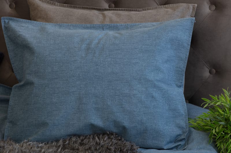 Örngott Washed Marinblå - Franzén - Textil & mattor - Sängkläder