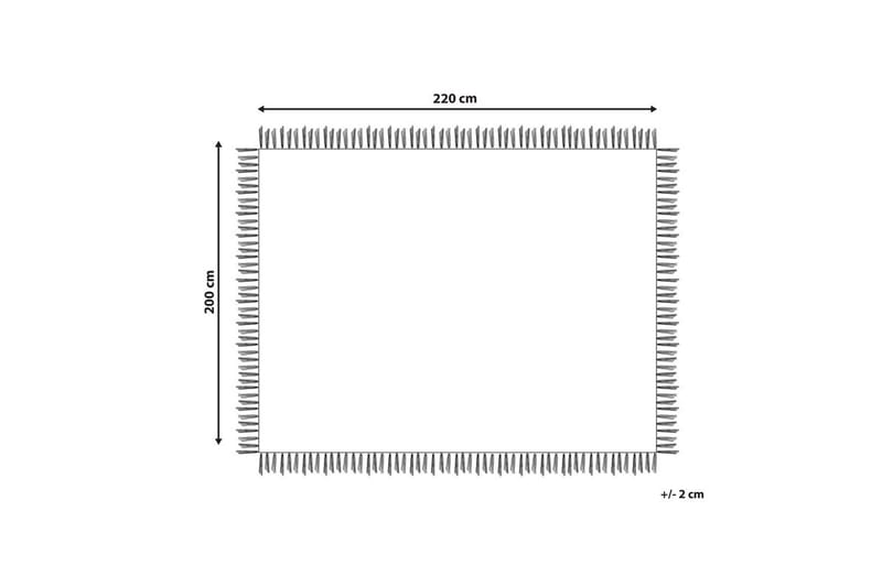 Sängöverkast Yerbent Vit, 200x220 cm - Vit, 200x220 cm - Textil & mattor - Sängkläder - Överkast - Överkast dubbelsäng