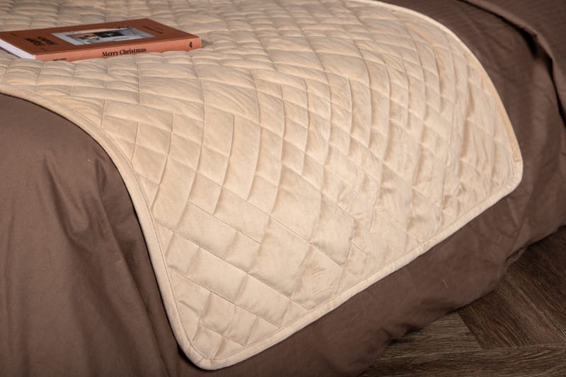 Överkast Ardrossan 80x150 cm - Beige - Sängkläder - Överkast - Överkast dubbelsäng