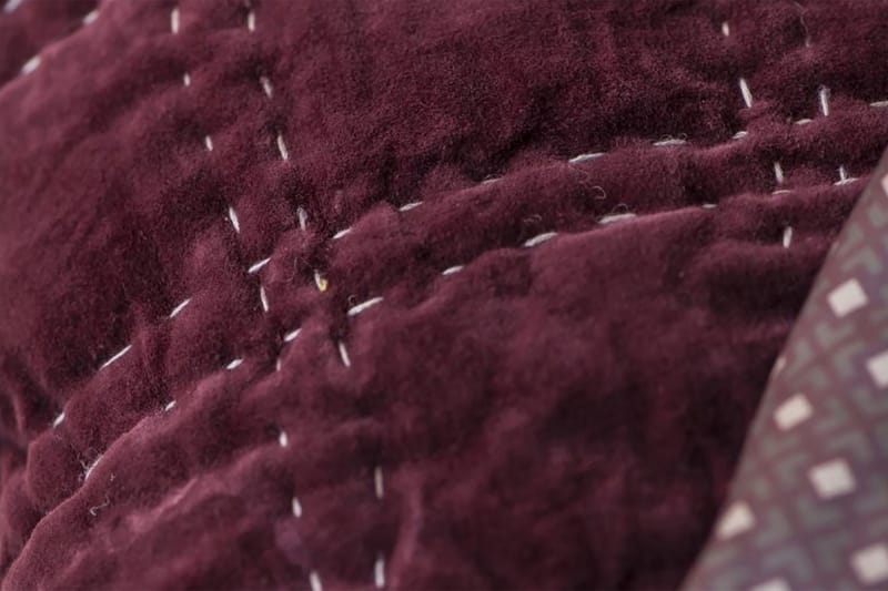 Överkast Bordeaux Burgundy - Borås Cotton - Sängkläder - Överkast - Överkast dubbelsäng - Överkast enkelsäng