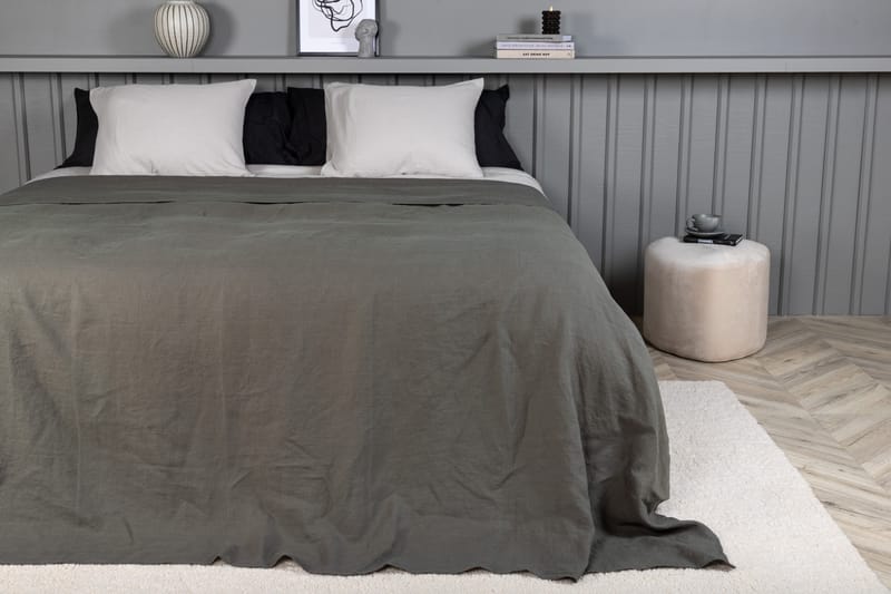 Överkast Clydies 150x250 cm - Ljusgrå - Sängkläder - Överkast - Överkast dubbelsäng