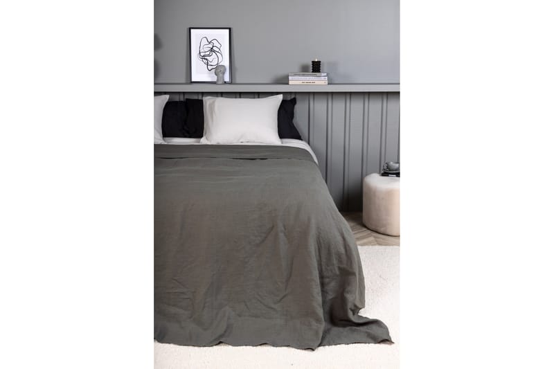 Överkast Clydies 180x260 cm - Ljusgrå - Sängkläder - Överkast - Överkast dubbelsäng