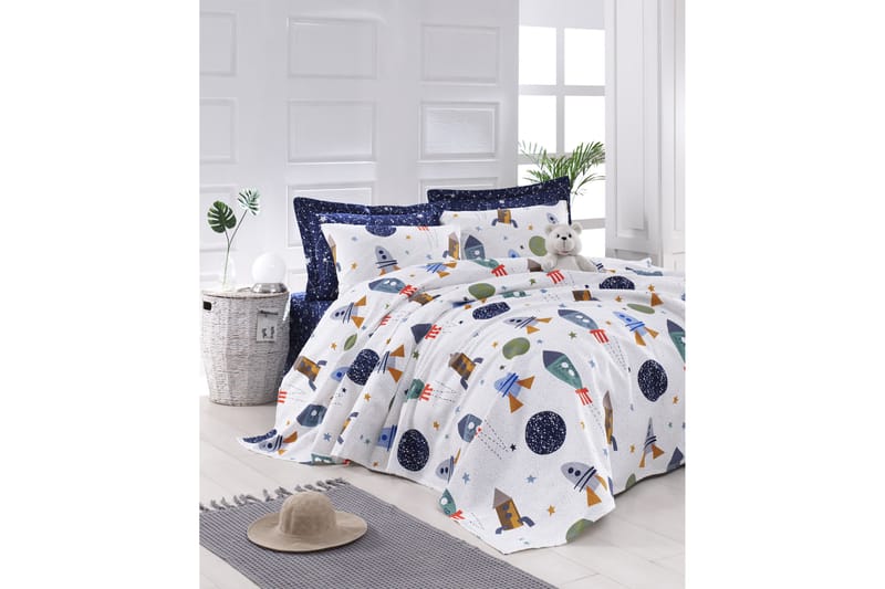 Överkast EnLora Home - Blå - Sängkläder - Överkast - Överkast enkelsäng