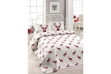 Överkast EnLora Home Enkelt 200x220+Kuddfodral - Röd|Vit - Textil & mattor - Sängkläder - Bäddset & påslakanset