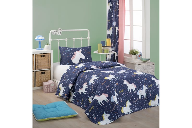 Överkast Eponj Home - Blå - Textil & mattor - Sängkläder