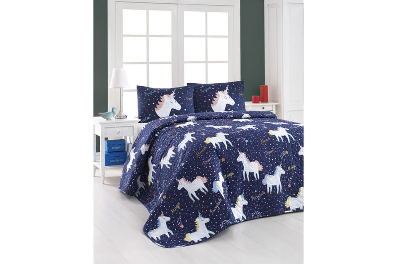 Överkast Eponj Home - Blå - Textil & mattor - Sängkläder