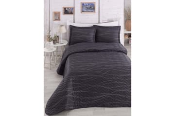 Överkast Eponj Home Dubbelt 200x220+2 Kuddfodral Quiltat - Grå|Antracit - Textil & mattor - Sängkläder
