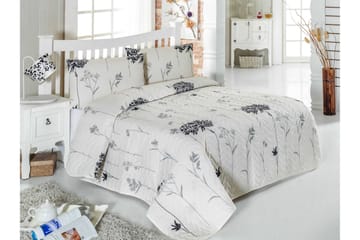 Överkast Eponj Home Dubbelt 200x220+2 Kuddfodral Quiltat - Grå|Beige|Svart - Textil & mattor - Sängkläder
