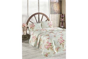 Överkast Eponj Home Dubbelt 200x220+2 Kuddfodral Quiltat - Mint|Rosa|Gul|Grön - Textil & mattor - Sängkläder - Bäddset & påslakanset